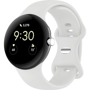 iMoshion Siliconen bandje voor de Google Pixel Watch / Watch 2 - Maat L - Wit