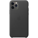 Apple Leather Backcover voor de iPhone 11 Pro - Black