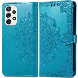 iMoshion Mandala Bookcase voor de Samsung Galaxy A53 - Turquoise