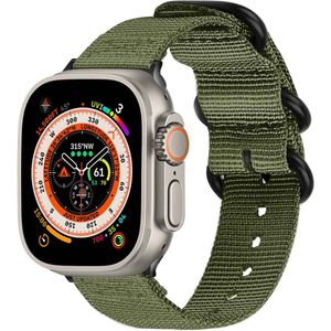 iMoshion Nylon bandje voor de Apple Watch Series 1-9 / SE / Ultra (2) - 42/44/45/49 mm - Groen