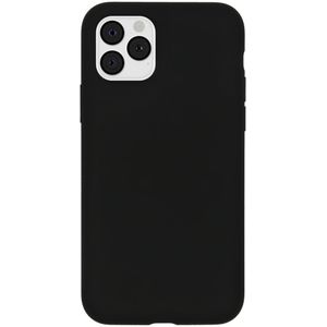 Accezz Liquid Silicone Backcover voor de iPhone 11 Pro - Zwart