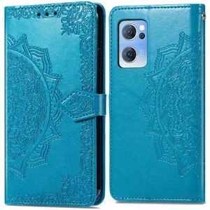 iMoshion Mandala Bookcase voor de Oppo Find X5 Lite 5G - Turquoise