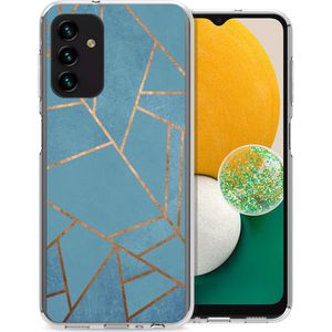 iMoshion Design hoesje voor de Samsung Galaxy A13 (5G) / A04s - Grafisch Koper / Blauw