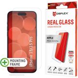 Displex Screenprotector Real Glass voor de iPhone 15 / 15 Pro