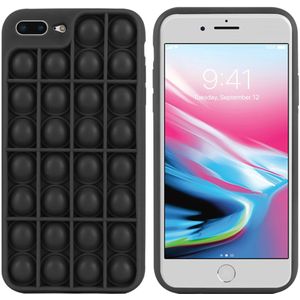 iMoshion Pop It Fidget Toy - Pop It hoesje voor de iPhone 8 Plus / 7 Plus - Zwart