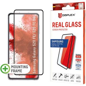 Displex Screenprotector Real Glass Full Cover voor de Samsung Galaxy S20 FE