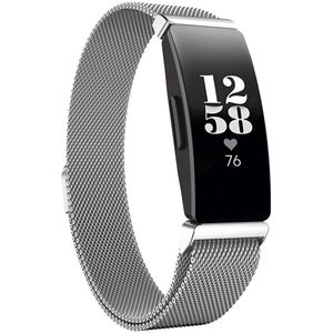 iMoshion Milanees Watch bandje voor de Fitbit Inspire - Zilver
