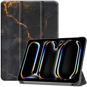imoshion Design Trifold Bookcase voor de Apple iPad Pro 13 (2024) M4 - Black Marble