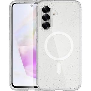 imoshion Sparkle Backcover met MagSafe voor de Samsung Galaxy A56 - Glitter Transparant