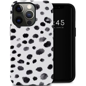 Selencia Vivid Backcover voor de iPhone 13 Pro  - Trendy Leopard