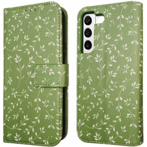 iMoshion Design Bookcase voor de Samsung Galaxy S22 - Green Flowers