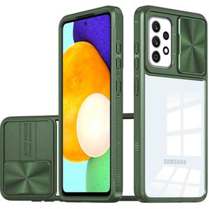 iMoshion Camslider Backcover voor de Samsung Galaxy A52(s) (5G/4G) - Donkergroen