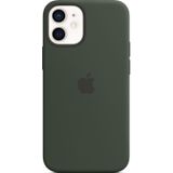 Apple Silicone Backcover MagSafe voor de iPhone 12 Mini - Cypress Green
