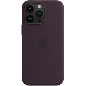 Apple Silicone Backcover MagSafe voor de iPhone 14 Pro Max - Elderberry