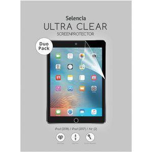 Selencia Duo Pack Ultra Clear Screenprotector voor de iPad (2018) / iPad (2017) / Air (2013) / Air 2