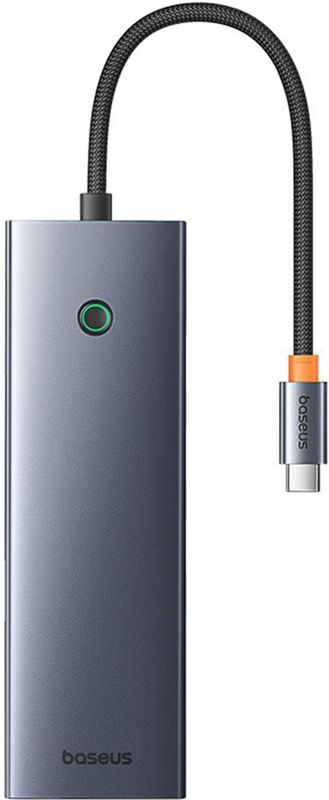 Baseus - UltraJoy 10-in-1 USB-C Hub - Docking Station - Space Grey - 4K 60Hz - 100 Watt Opladen