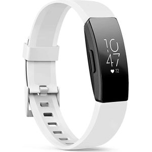 iMoshion Siliconen bandje voor de Fitbit Inspire - Wit