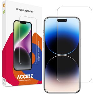 Accezz Gehard Glas Screenprotector voor de iPhone 15 / 15 Pro