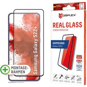 Displex Screenprotector Real Glass Full Cover voor de Samsung Galaxy S22 Plus