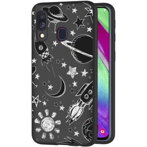 Design Backcover voor de Samsung Galaxy A40 - Space Design