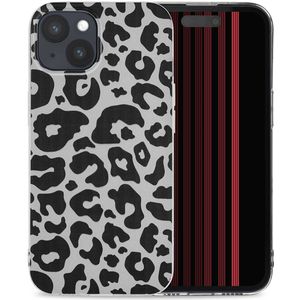 iMoshion Design hoesje voor de iPhone 15 - Luipaard / Zwart
