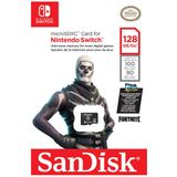 SanDisk MicroSDXC Extreme Gaming 128GB Nintendo licensed Fortnite Skull Trooper