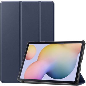 iMoshion Trifold Bookcase voor de Samsung Galaxy Tab S8 / S7 - Donkerblauw