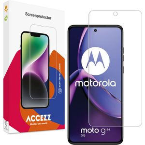 Accezz Gehard Glas Screenprotector voor de Motorola Moto G84 - Transparant