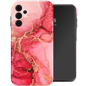 Selencia Vivid Tough Backcover voor de Samsung Galaxy A15 (5G/4G) - Rosy Marble