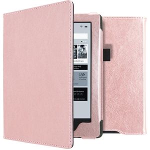 imoshion Vegan Leather Bookcase voor de Kobo Aura H2O - Rosé Goud