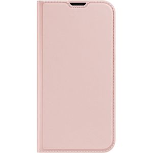 Dux Ducis Slim Softcase Bookcase voor de iPhone 14 Pro Max - Rosé Goud