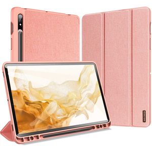 Dux Ducis Domo Bookcase voor de Samsung Galaxy Tab S8 / S7 - Roze