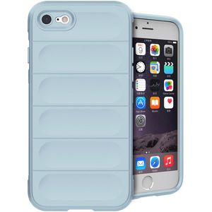 iMoshion EasyGrip Backcover voor de iPhone SE (2022 / 2020) / 8 / 7 - Lichtblauw