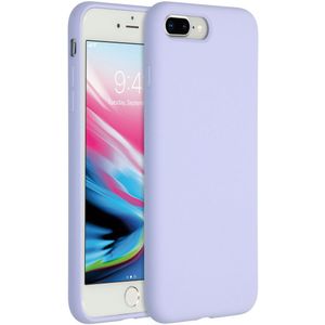 Accezz Liquid Silicone Backcover voor de iPhone 8 Plus / 7 Plus - Lila Purple