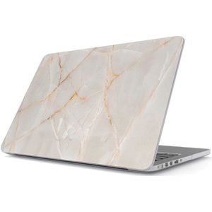 Burga Hardshell Cover voor de MacBook Air 13 inch (2022) / Air 13 inch (2024) M3 chip - A2681 / A3113 - Vanilla Sand