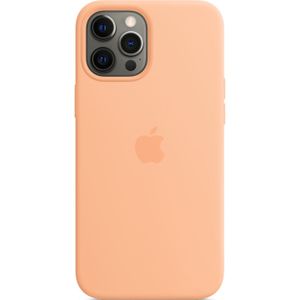 Apple Silicone Backcover MagSafe voor de iPhone 12 Pro Max - Cantaloupe