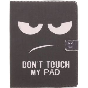 Design Softcase Bookcase voor iPad 4 (2012) 9.7 inch / 3 (2012) 9.7 inch / 2 (2011) 9.7 inch - Don't Touch