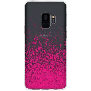 Design Backcover voor de Samsung Galaxy S9 - Splatter Pink