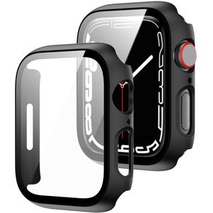 iMoshion Full Cover Hardcase voor de Apple Watch Series 7 / 8 / 9 - 45 mm - Zwart