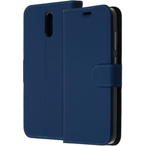Accezz Wallet Softcase Bookcase voor de Nokia 2.3 - Blauw