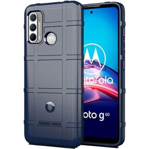 iMoshion Rugged Shield Backcover voor de Motorola Moto G60 - Donkerblauw