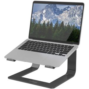 iMoshion Aluminium Laptop Stand - Laptop standaard - Bureau - Universeel - Donkergrijs