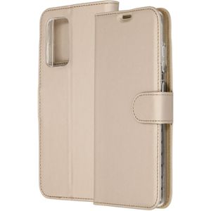 Accezz Wallet Softcase Bookcase voor de Samsung Galaxy A72 - Goud