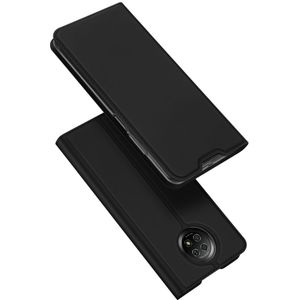 Dux Ducis Slim Softcase Bookcase voor de Xiaomi Redmi Note 9T (5G) - Zwart
