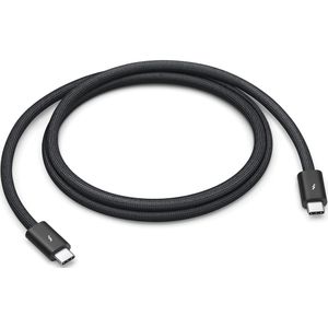 Apple Thunderbolt 4 (USB-C naar USB-C) Pro oplaadkabel - 1 meter - Zwart