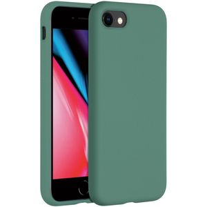 Accezz Liquid Silicone Backcover voor de iPhone SE (2022 / 2020) / 8 / 7 - Pine Green