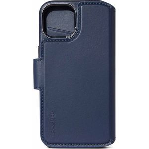 Decoded 2 in 1 Leather Detachable Wallet voor de iPhone 15 - Donkerblauw