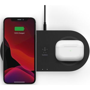 Belkin Dual Wireless Fast Charging Pads - 15W - Zwart