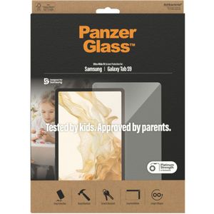 PanzerGlass Ultra-Wide Fit Anti-Bacterial Screenprotector voor de Samsung Galaxy Tab S9