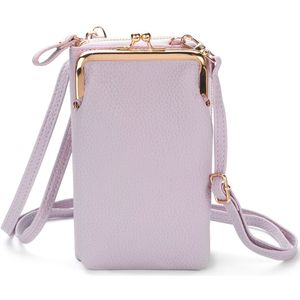 iMoshion Vegan Lederen Telefoontasje Crossbody - Paars